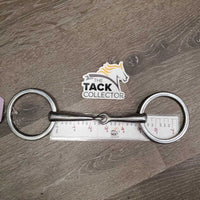 Med Flat Western Loose Ring Bit *gc, clean, mnr stains, scratches & chews