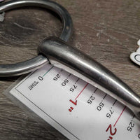 Med Flat Western Loose Ring Bit *gc, clean, mnr stains, scratches & chews
