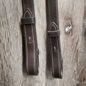 FS Rsd Hunter Bridle, FS/Rsd Braided Reins *xc, clean, mnr creases, rubs & creases