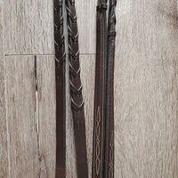 FS Rsd Hunter Bridle, FS/Rsd Braided Reins *xc, clean, mnr creases, rubs & creases
