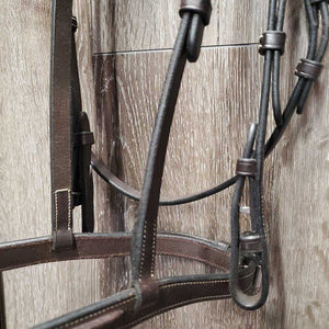 FS Rsd Hunter Bridle, FS/Rsd Braided Reins *xc, clean, mnr creases, rubs & creases