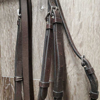 FS Rsd Hunter Bridle, FS/Rsd Braided Reins *xc, clean, mnr creases, rubs & creases
