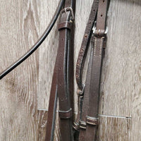 FS Rsd Hunter Bridle, FS/Rsd Braided Reins *xc, clean, mnr creases, rubs & creases
