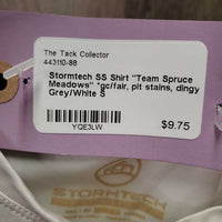 SS Shirt "Team Spruce Meadows" *gc/fair, pit stains, dingy
