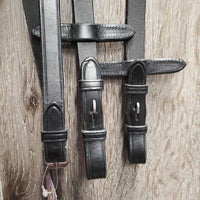 Monocrown Rsd Padded Bridle, Crank, Flash, Curb & Rubber Lined Reins *No Browband, vgc/xc, mnr dirt?film