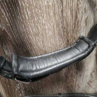 Monocrown Rsd Padded Bridle, Crank, Flash, Curb & Rubber Lined Reins *No Browband, vgc/xc, mnr dirt?film