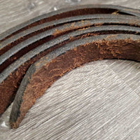 .75" Soft Leather Lead Shank, v.Fine Nose Chain *vgc/gc, clean, rubs, chews, dents, scrapes
