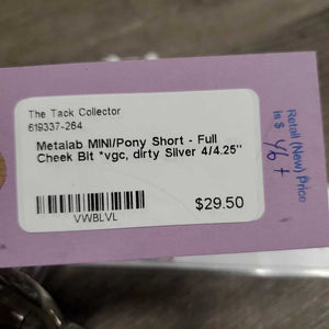 MINI/Pony Short - Full Cheek Bit *vgc, dirty