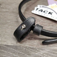 Narrow Fine Leather Flash Strap, Noseband Tab Attachment, Bling *new, film
