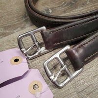Soft Nylon Lined Stirrup Leathers *vgc, mnr dirt, dents, rubs & scrapes
