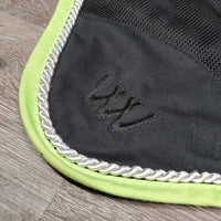 Mesh Fly Veil Ear Bonnet, Piping *vgc, clean, snags, mnr rubs, pills & curled edge
