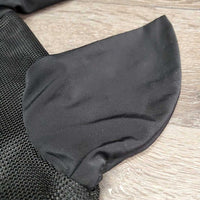 Mesh Fly Veil Ear Bonnet, Piping *vgc, clean, snags, mnr rubs, pills & curled edge
