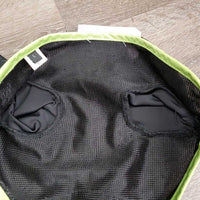 Mesh Fly Veil Ear Bonnet, Piping *vgc, clean, snags, mnr rubs, pills & curled edge
