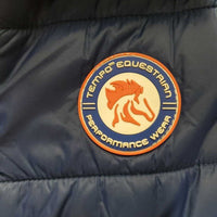 JUNIORS Puffy Vest, Zipper *vgc, mnr cuff stains
