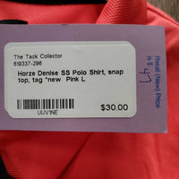 SS Polo Shirt, snap top, tag *new
