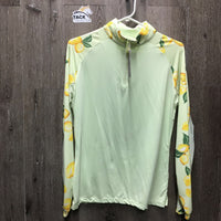 LS Sun Shirt, 1/4 Zip Up, Mesh Sleeves *like new