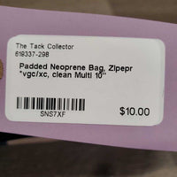 Padded Neoprene Bag, Zipepr *vgc/xc, clean
