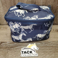 Zip Top Bag "Horses" *vgc, clean, mnr marks