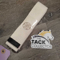 Cotton Web Belt, D Ring Closure *like new
