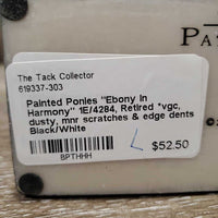 Retired "Ebony in Harmony" 1E/4284, Retired *vgc, dusty, mnr scratches & edge dents

