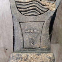 JUNIORS Paddock Boots, laces *gc, mnr dirt & scuffs, pilly & hairy inside, older
