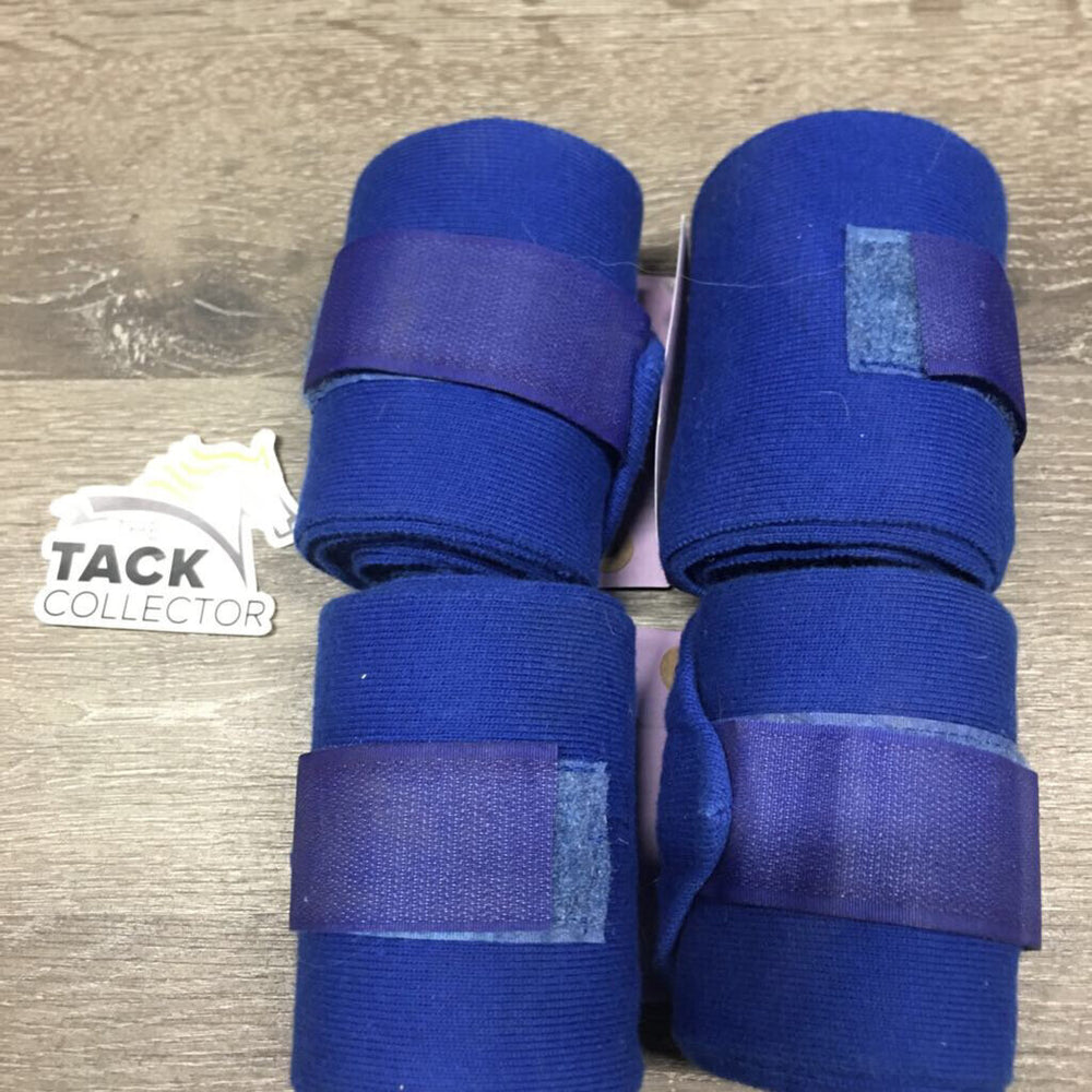 4 Stretchy Cotton Leg Wraps *gc, clean, mnr holes, hair & dirt?stains