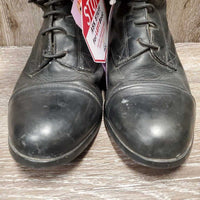 Field Boots, zips, gold forms *gc/fair, dirty, rubs, faded, sm slice, edges: torn & holey
