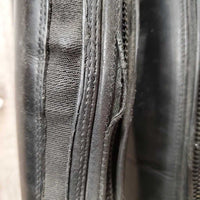 Field Boots, zips, gold forms *gc/fair, dirty, rubs, faded, sm slice, edges: torn & holey
