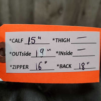 Field Boots, zips, gold forms *gc/fair, dirty, rubs, faded, sm slice, edges: torn & holey
