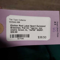 Euroseat Breeches, Pull On *vgc/xc, mnr stains
