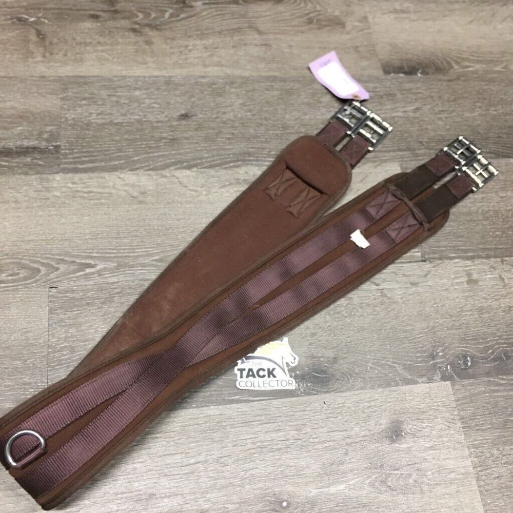 Memory Foam & Nylon Web Girth, 2x els, D Ring *gc, clean, hairy, rubs, pills, torn edges