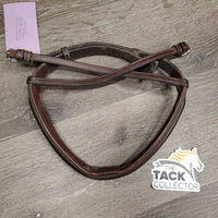 Monocrow Fs Rsd Padded Noseband *gc/fair, NO Flash, loose keeper, rubs, dirt, stains, dry, creases