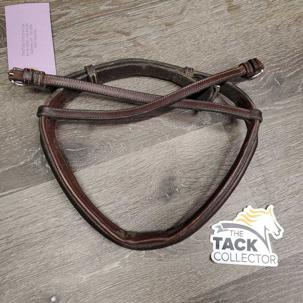 Monocrow Fs Rsd Padded Noseband *gc/fair, NO Flash, loose keeper, rubs, dirt, stains, dry, creases