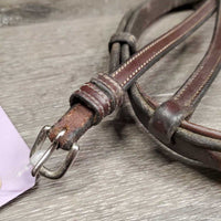 Monocrow Fs Rsd Padded Noseband *gc/fair, NO Flash, loose keeper, rubs, dirt, stains, dry, creases
