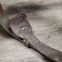 Monocrow Fs Rsd Padded Noseband *gc/fair, NO Flash, loose keeper, rubs, dirt, stains, dry, creases
