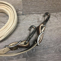 Hvy Cotton Web Driving Lines, snaps *gc,stains, dirty
