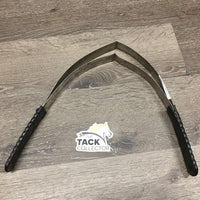 2 Blade Hvy Shedding Blade & Hvy Plastic Blade *gc/fair, dirty, v.bent, cracked/split handle, NO closure
