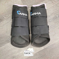 "Air Motion" Closed Boots, velcro *gc, dirty, stains, torn velcro