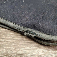 M/L Front & XLg Hind Boots, tabs *gc/fair, clean, rubs, faded, rips, mismatched, too small front liners, unstitched velcro