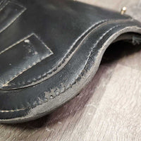 M/L Front & XLg Hind Boots, tabs *gc/fair, clean, rubs, faded, rips, mismatched, too small front liners, unstitched velcro