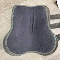 M/L Front & XLg Hind Boots, tabs *gc/fair, clean, rubs, faded, rips, mismatched, too small front liners, unstitched velcro
