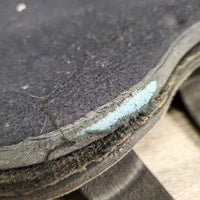 M/L Front & XLg Hind Boots, tabs *gc/fair, clean, rubs, faded, rips, mismatched, too small front liners, unstitched velcro
