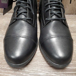 Pr Paddock Boots, laces, back zippers, tag *new
