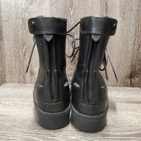 Pr Paddock Boots, laces, back zippers, tag *new
