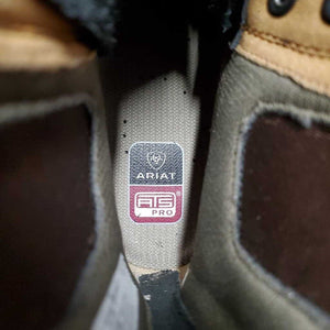 Pr Paddock Boots, laces, back zippers, tag *new