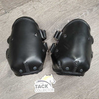 Leather Hind Pinch Boots, velcro *vgc/xc, mnr dirt

