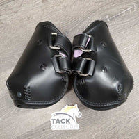 Leather Hind Pinch Boots, velcro *vgc/xc, mnr dirt