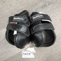 Leather Hind Pinch Boots, velcro *vgc/xc, mnr dirt
