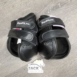 Leather Hind Pinch Boots, velcro *vgc/xc, mnr dirt