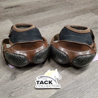 Pr Heel Boots *vgc, mnr dirt, stains, stretched & faded elastic
